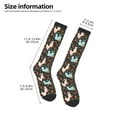 thumbnail image 4 of Fotbe Rabbit Is Eating Carrots print Women's Men's Novelty Crew Socks Cotton Socks Knee High Socks for Walking,Running,Nurses,Pregnancy, 4 of 8