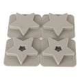 thumbnail image 4 of Silicone , Flexible Resuable Easy To Use Decorative   For Incense Wax Tablet For Kitchen For Home For Candle 5-Pointed Star,Peach Heart, 4 of 8