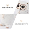 thumbnail image 2 of Owl Piggy Bank Ceramic Coin Bank Piggy Bank Decor Owl Desktop Ornament, 2 of 4