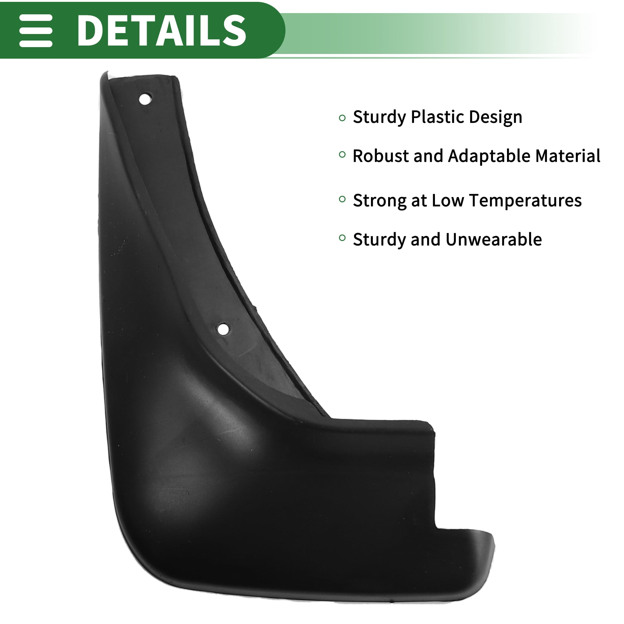 Unique Bargains Mud Flaps Splash Guards Mud Guards for Hyundai Accent 2007-2010 W/ Mount Accessories
