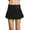 Black, variant on Love Tree Women's Juniors High Waist Pleated Skort Mini Skirt (Black, Small)