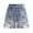 X-796Watermelon Red, variant on YMNXA Toddler Kids Girls Denim Shorts Elastic Waist Cherry Embroidery Distressed Ripped Comfortable Fashion Short Bottoms For Everyday Wear,Watermelon Red,10-10.5 Years