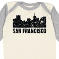 thumbnail image 4 of Inktastic San Francisco Skyline with Grunge Boys or Girls Long Sleeve Baby Bodysuit, 4 of 5