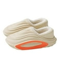 thumbnail image 4 of Pantoufles pour Femmes Intérieur et Extérieur, Semelle Épaisse Imperméable Chaudes Confortables Intérieur Extérieur Automne Hiver, Pantoufles pour Femmes, 4 of 8