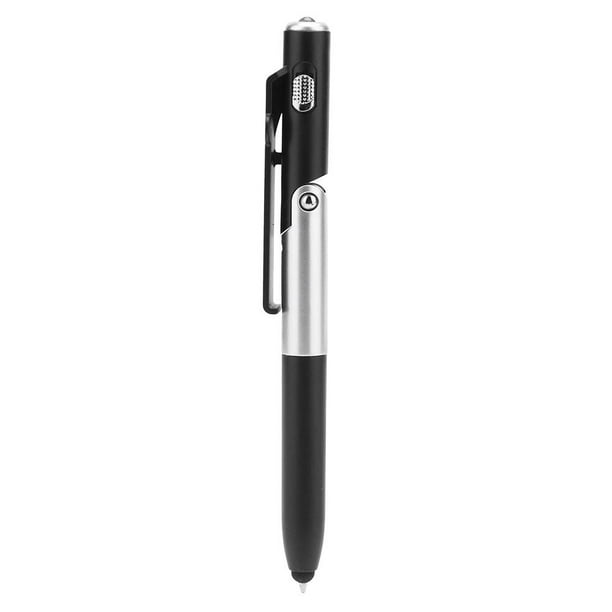 Bolígrafo multifuncional plegable con soporte para teléfono con luz LED (negro Ehuebsd Libre de BPA