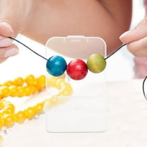 Hemoton 20pcs Small Plastic Storage Boxes with Hinged Lids  Beads Organizer for Jewelry Crafts Portable Organizer for Homes Office and Travel