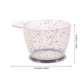 thumbnail image 4 of KAKOWELY Large Capacity Hair Dye Bowl for Salon Use Plastic Hair Dye Mixing Bowl Convenient Color Mixing Bowl Multi-Function Hair Dye Coloring Bowl,5.83X"X4.72"X3.35", 4 of 5