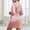 c01Pink, variant on JGGSPWM Satin Robes for Women Knee Length Bathrobe Lightweight Soft Sleepwear V-neck Casual Ladies Loungewear Black S