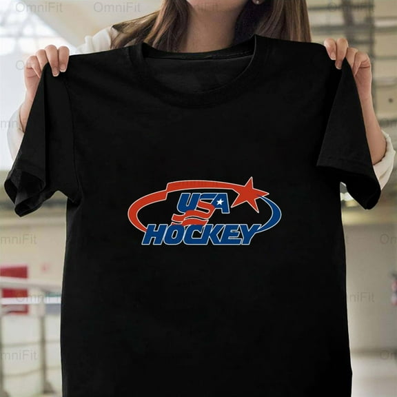 OmniFit28 USA Hockey Team Fan Apparel, Patriotic Supporter Gear, National Pride Ice Sport T-Shirt, for Unisex, up to size 5XL.