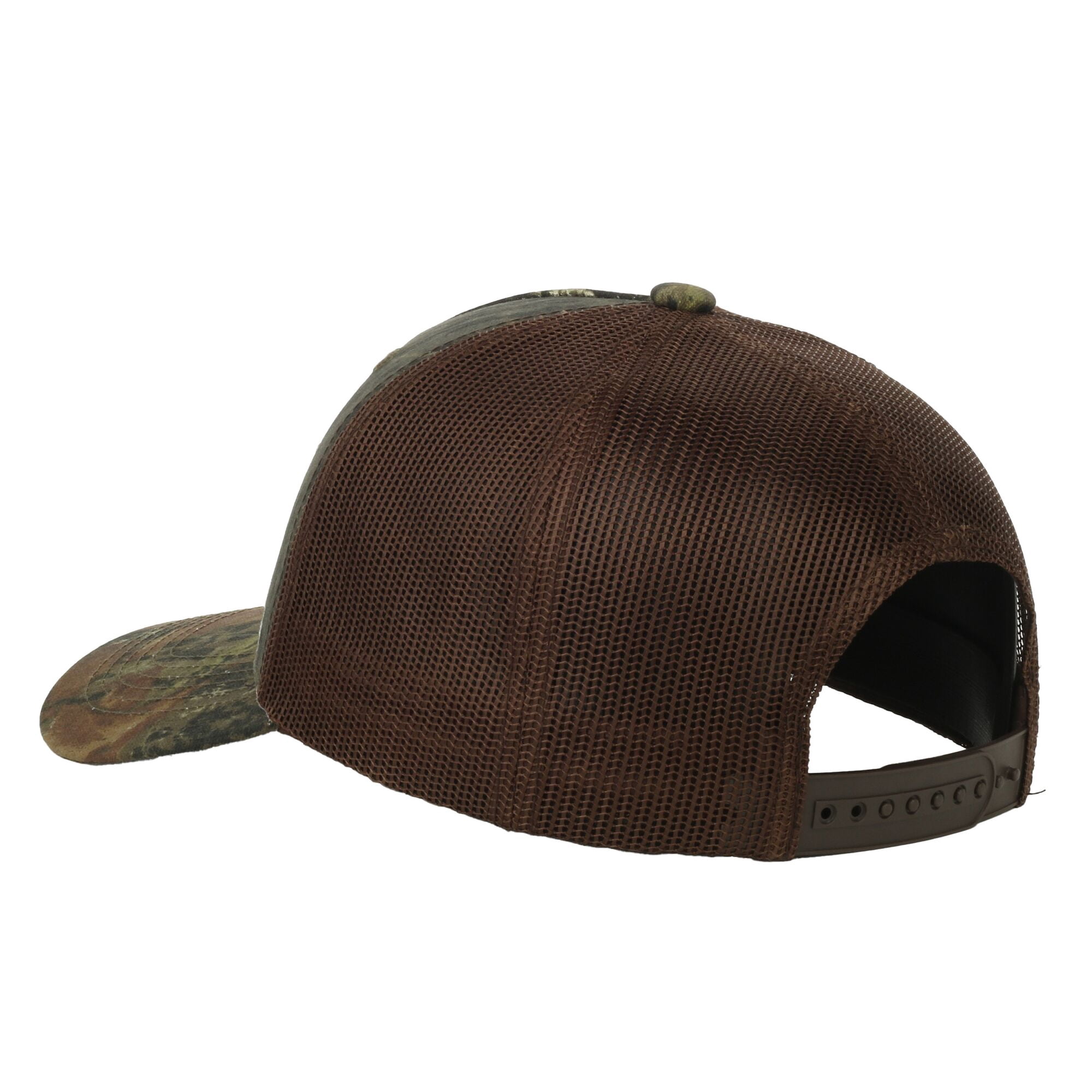 Mossy Oak® New Break-Up Camo Trucker Hat – Mid Profile Mesh Back Snapback, One Size