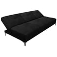 thumbnail image 4 of Sofa Cama Reclinable El Bazar Store Vegas Terciopelo Negro Futon 3 posiciones Sala, 4 of 6