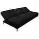 thumbnail image 4 of Sofa Cama Reclinable El Bazar Store Vegas Terciopelo Negro Futon 3 posiciones Sala, 4 of 6