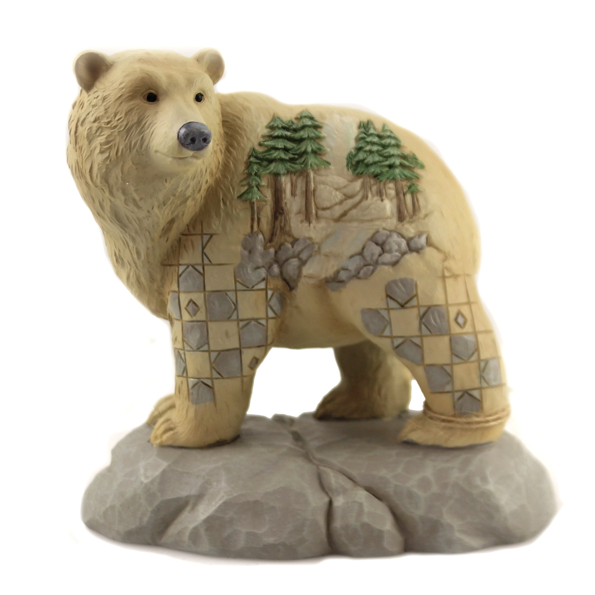 Jim shore white woodland bear Clearance