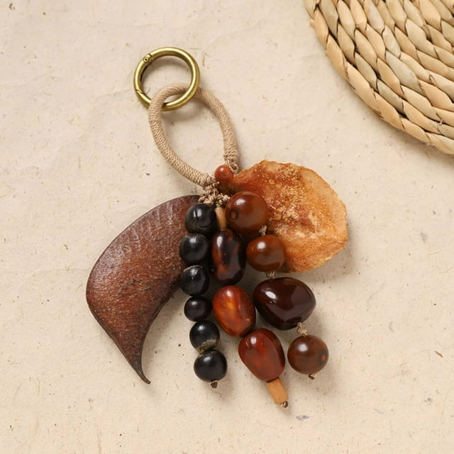 G Handmade Natural String Hand Bells Wind Chimes Accompanying Instruments Therapy Decor Plastic Type G