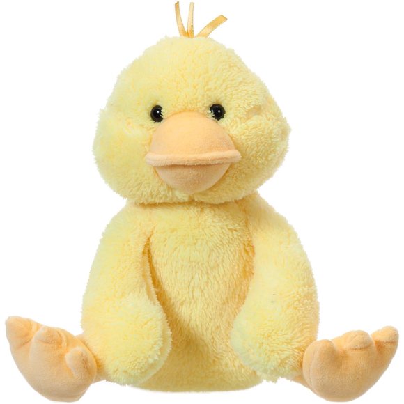 Apricot Lamb Duck Plush Stuffed Animals for Kids, Soft Cute Plush Toys for Baby Girl and Boy, Fluffy Duck Yellow