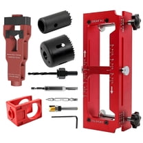Aluminum Alloy Door Hinge Jig Kit – Door Lock Installation and Mortise ...