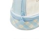 thumbnail image 1 of Large Pencil Case Cute Transparent Double Tier Handle Design Durable PU PVE Pencil Bag for Office School Travel Blue Kitten, 1 of 3