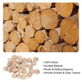 thumbnail image 5 of 36Pcs Wood Button Plugs, 10mm/0.39" Hardwood Screw Hole Plug Mushroom Wooden Caps Buttons Wood Plug for Furniture Woodworking Craft Decor (13mm x 10mm), 5 of 6