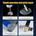 thumbnail image 2 of POINTERTECK Liquid Metal Filler AB Magic Metal Cast Iron Repair Paste Set High Temperature Resistant Liquid Metal Welding Filler Metal Repair Glue For Casting Iron Epoxy Glue100g usual, 2 of 10