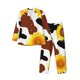 thumbnail image 1 of Fotbe Cow Print Sunflower Pijama de Hombre con Estampado de Manga Larga, Conjunto de 2 Piezas, Ropa de Dormir Suave y Cómoda con Bolsillos-XX-Large, 1 of 7