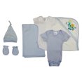 thumbnail image 1 of Bambini Newborn Baby Boy 6 Pc Layette Baby Shower Gift Set, 1 of 3