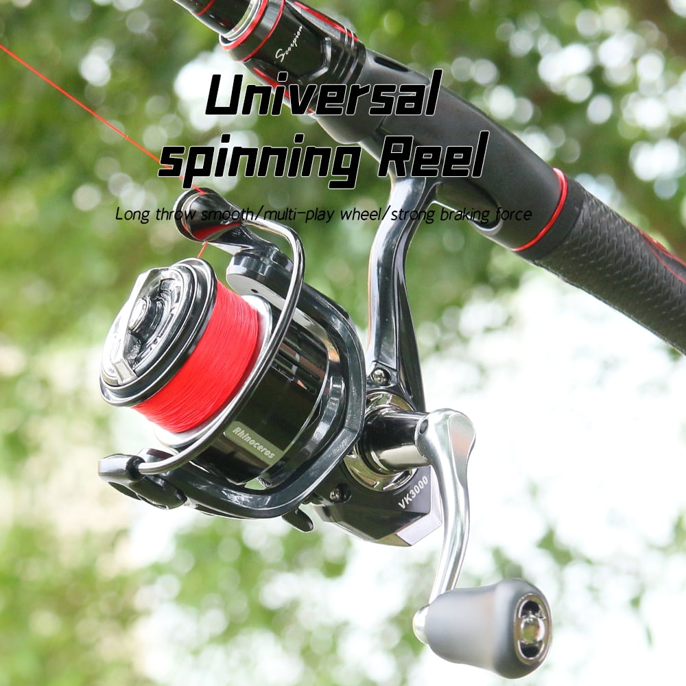 DEUKIO Fishing Reel 2000-7000 Max Drag 15KG Metal Spool carretilhas de pesca Reel for Fishing Accessories Peche Spinning Reels