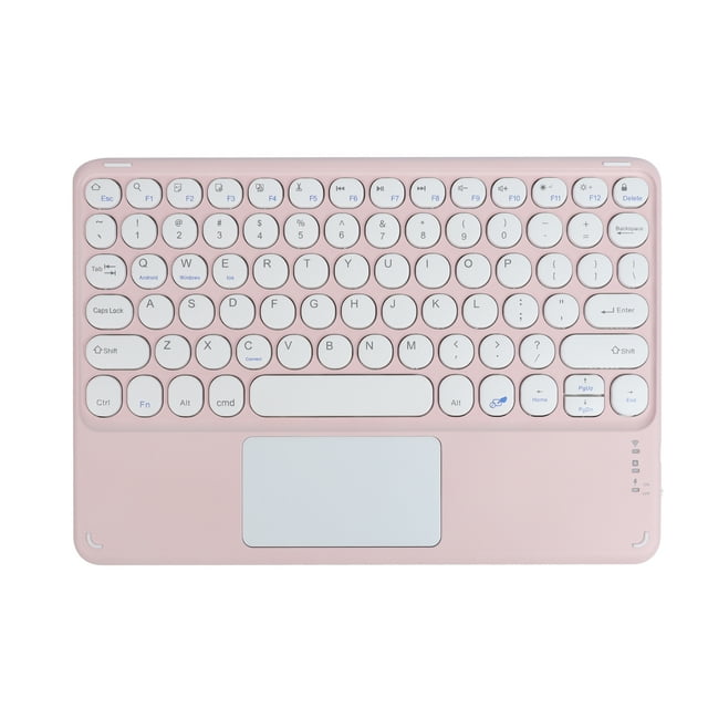 SHARE SUNSHINE 10 inch Bluetooth Magnetic Keyboard with Touchpad, 78 Keys Wireless Keyboard, Ultra-Slim Rechargeable Wireless Keyboard for iPad Tablet PC Computer