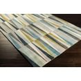 thumbnail image 4 of Mark&Day Wool Rugs, 5x8 Yerres Modern Aqua Area Rug, Blue White Carpet for Living Room, Bedroom or Kitchen (5' x 8'), 4 of 4