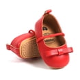 thumbnail image 6 of URMAGIC Infant Little Girls Ballerina Flats Shoes Mary Jane T-Strap School Uniform Party Dress Flat Shoes, 6 of 10