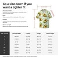 thumbnail image 7 of Gaeub Avocado Doing Sport Men's Lapel Short Sleeve Shirt, Relaxed Fit Shirt, Soft and Breathable for Outdoors Party Travel - Large, 7 of 7