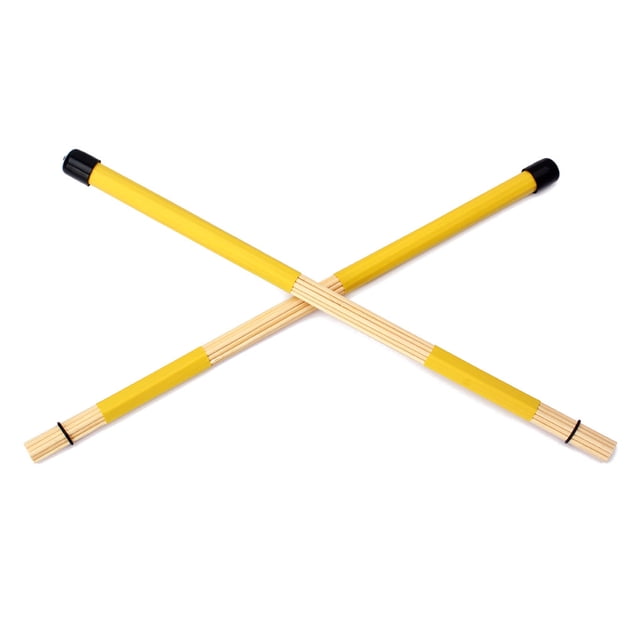 Eigraketly 1 par de palos de tambor dulce regalo sin rebabas caña de juego equipo Musical parte de percusión palos de bambú suministros de instrumentos Accesorios para instrumentos musicales Eigraketly OD026130-00