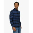 thumbnail image 3 of Chaps Men's and Big Men's Comfort Stretch Flannel Shirt, Sizes S-2XL, 3 of 7