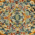 thumbnail image 5 of SAFAVIEH Blossom Everitt Floral Wool Area Rug, Blue/Multi, 6' x 6' Round, 5 of 6