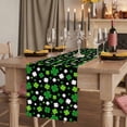 thumbnail image 2 of Table Runners 70 Inches Long Dress Scarves, St Patricks Day Farmhouse Coffee/Dining/Kitchen Table Decor, Holiday Table Runner, Spring Farmhouse Country Green Shamrock 13x70 Inch, 2 of 9
