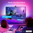 thumbnail image 6 of DAYBETTER TV LED Backlight with Camera, RGB-IC (2.4G Wi-Fi) 12.5ft for 55-65 inch TVs, App Control, Music Sync Lights,Led Light for TV,Bedroom,Computer,Gaming Room Decor,Party,HDTV Mood Lighting, 6 of 8