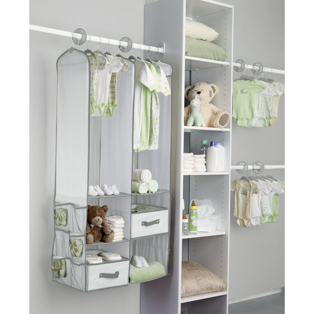 Delta Children 24Piece Nursery Storage Set Dove Gray
