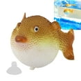 thumbnail image 4 of Aquarium Puffer Fish,  Artificial Rubber Fish  Attachment Luminous  For Fish  Blue,Orange, 4 of 8