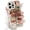 Deer, variant on Christmas Print Phone Case for iPhone 12 6.1", with Aesthetics Pattern Design Soft TPU Silicone Xmas Cases, Shockproof Bumper Protector Camera Girls Women Cover, Gingerbread