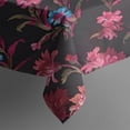 thumbnail image 5 of Pioneer Flower Floral Print Pattern Square Tablecloth,Waterproof Square Table Cover,Wipeable Spillproof Washable Table Cover for Home Kitchen Party Decor 52"x52"(132x132cm), 5 of 6
