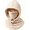 A-Beige, variant on One-piece Flannel Warm Mask Hat,3-in-1 Winter Balaclava Mask for Cycling and Skiing,Gift for Men and Women