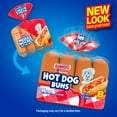 thumbnail image 2 of Bimbo White Hot Dog Buns, 8 count, Hot Dog Buns, 12 oz Bag, 2 of 8