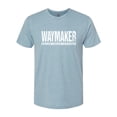 thumbnail image 2 of Wild Bobby Waymaker Inspirational/Christian Men Premium Tri Blend Tee, Denim, Small, 2 of 5