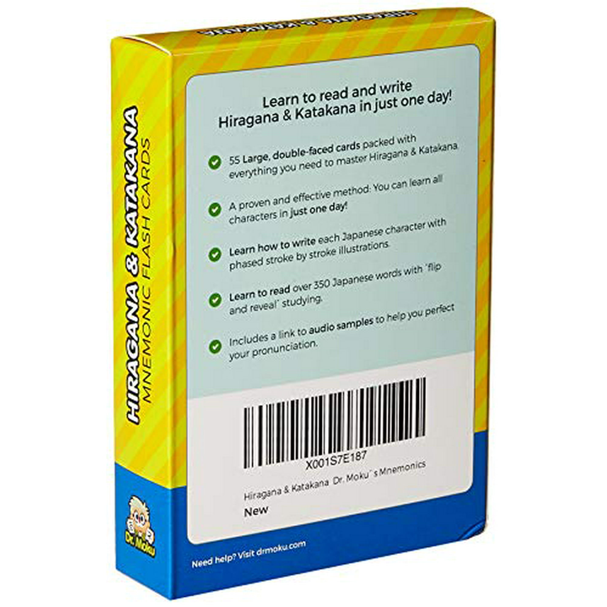 Hiragana Katakana Flashcards Learn Japanese With Dr Mokus Mnemonics Walmart Canada