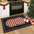 thumbnail image 5 of BLEUM CADE Christmas Area Rugs 2x3 Door Mat, Red Checkered Non Slip Washable Entryway Rug Outdoor Indoor Welcome Mat for Entrance, 5 of 8