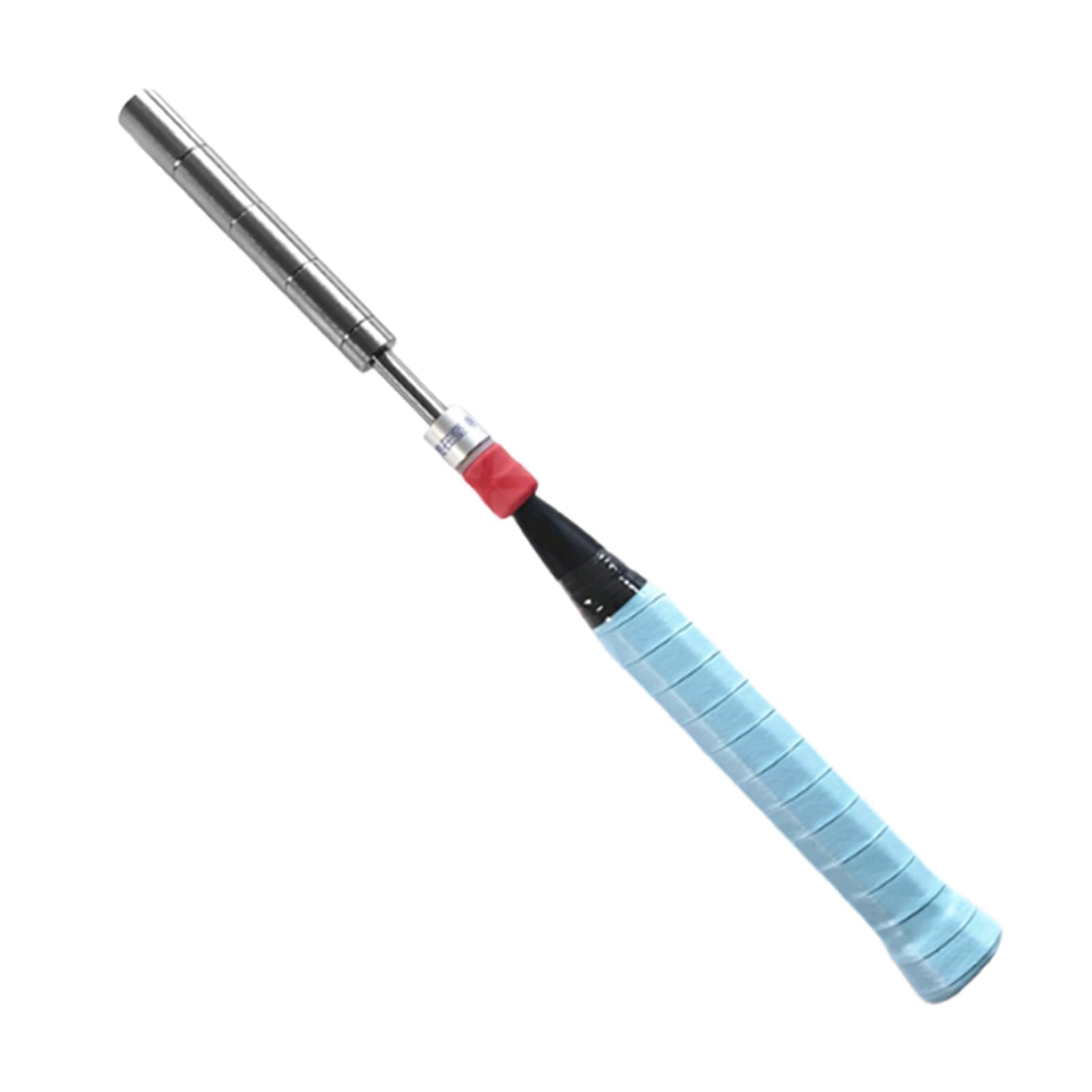 Dualoai Badminton Racket Swing Trainer Adjustable Weight Warm up Stick for Beginners 300g