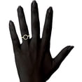 thumbnail image 2 of 14K Gold Plated Rings for Women | Gold Karma Circle Ring | Stackable Rings, 2 of 5