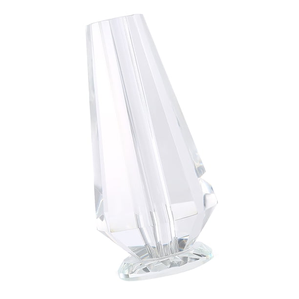 Decoración Del Hogar, 1 Uds., Florero De Cristal Transparente Elegante, Artesanía Para