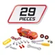 thumbnail image 5 of Disney Pixar Cars Rayo Mcqueen Armable Construye Vehiculo  Race Ready, 5 of 6