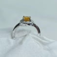 thumbnail image 2 of Natural 925 Sterling Silver Yellow Sapphire Gemstone Ring Woman And Mens, 2 of 2