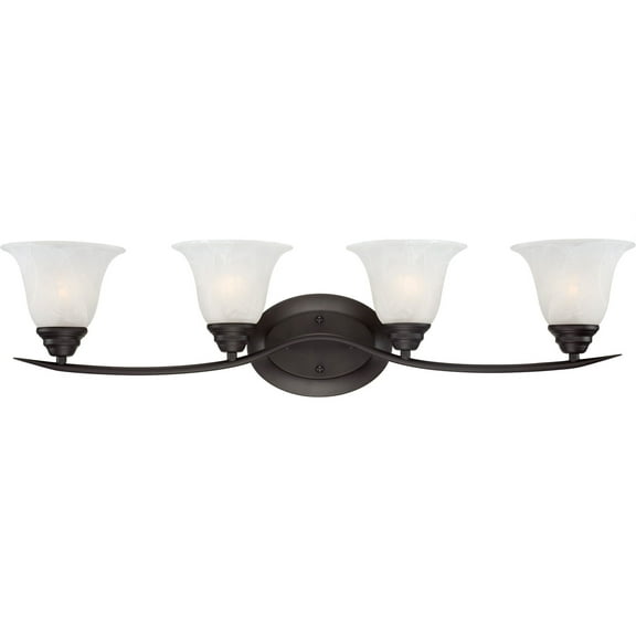 Volume Lighting V5234 Trinidad 4 Light 33" Wide Bathroom Vanity Light